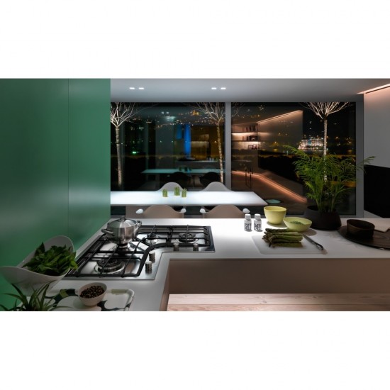 Franke Neptun Köşe FHNE COR 4 3G TC XS C Inox Ankastre Ocak