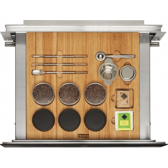 Franke Mythos FMY 14 CMD BK Siyah Ankastre Kahve Aksesuar Çekmecesi