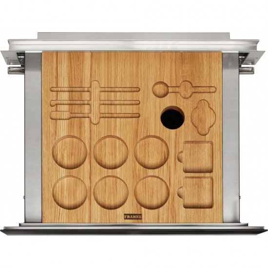 Franke Mythos FMY 14 CMD BK Siyah Ankastre Kahve Aksesuar Çekmecesi