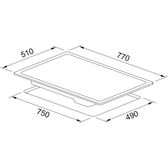 Franke FRSM 774 C TOD BK Siyah Elektrikli Ankastre Ocak