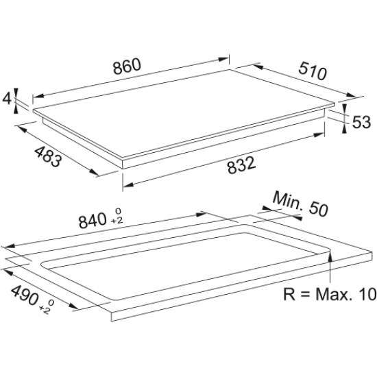 Franke Mythos FMY 906 I FP BK Siyah İndüksiyonlu Ankastre Ocak