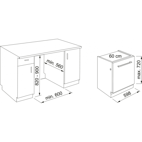 Franke FDW 614 D6P DOS E  Tam Ankastre Bulaşık Makinesi