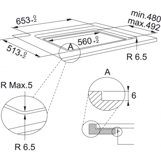 Franke Maris FMA 654 I F BK Siyah İndüksiyonlu Ankastre Ocak