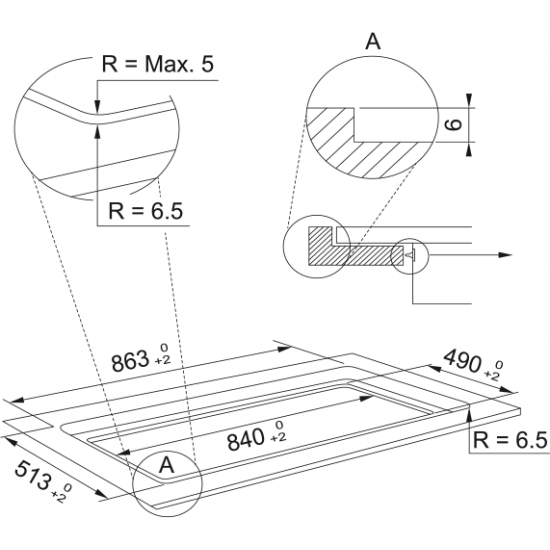 Franke Mythos FMY 906 I FP BK Siyah İndüksiyonlu Ankastre Ocak