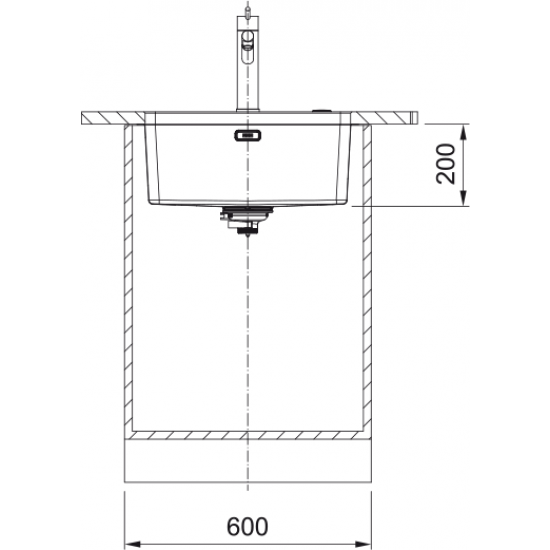 Franke Mythos MYX 110-50 Tezgah Altı Inox Evye