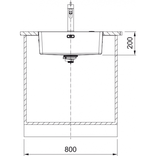 Franke Mythos MYX 210-55 Inox Çelik Evye
