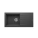 Solido Um-45 86x43,5 Cm Graphite Grey Granit Eviye - 10204027