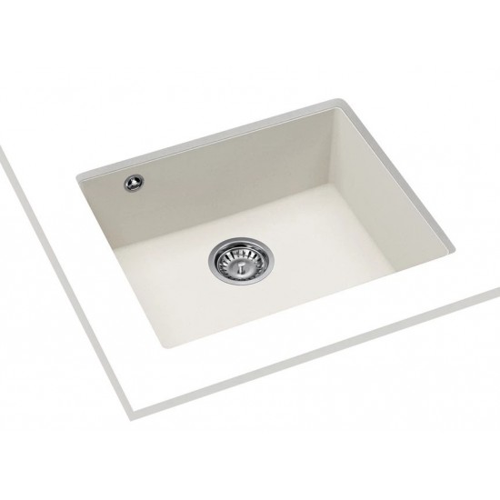 Teka CAVE 49.50 B-TQ Marble White Tezgah Altı Evye - 115250001