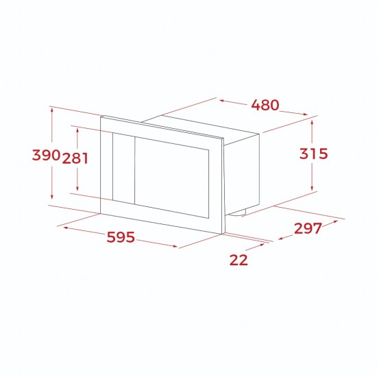 Teka ML 820 BIS Ankastre Mikrodalga