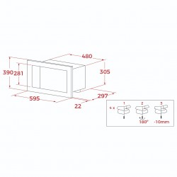 Teka MS 620 BIS Ankastre Inox Mikrodalga