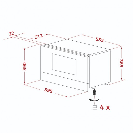 Teka ML 8220 BIS L ST Ankastre Mikrodalga Fırın - 112030002