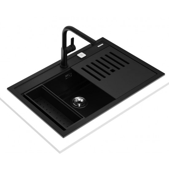 Teka NOVA 80 WS-TG Tezgah Üstü Granit Evye - 115230057