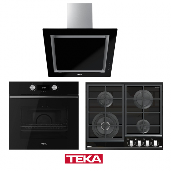 Teka Urban 60 Siyah Ankastre Set