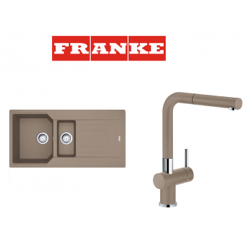 Franke Urban UBG 651-100 Fragranite Oyster Evye + Active Plus Oyster Armatur Kampanyası
