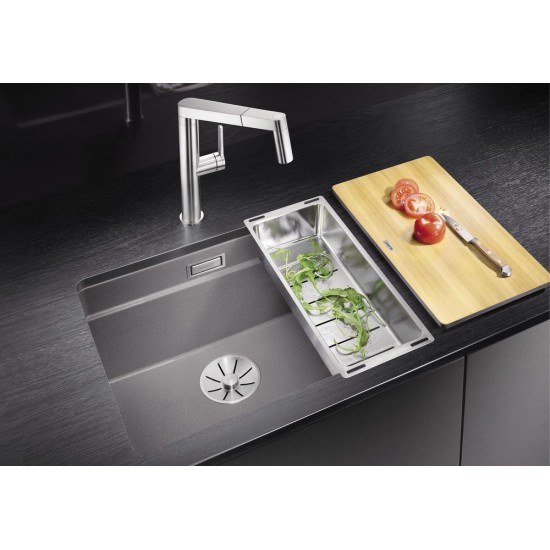 Blanco Etagon 500 U Tezgah Altı Tek Hazneli Damlalıksız Granit Soft Beyaz Evye - 527075