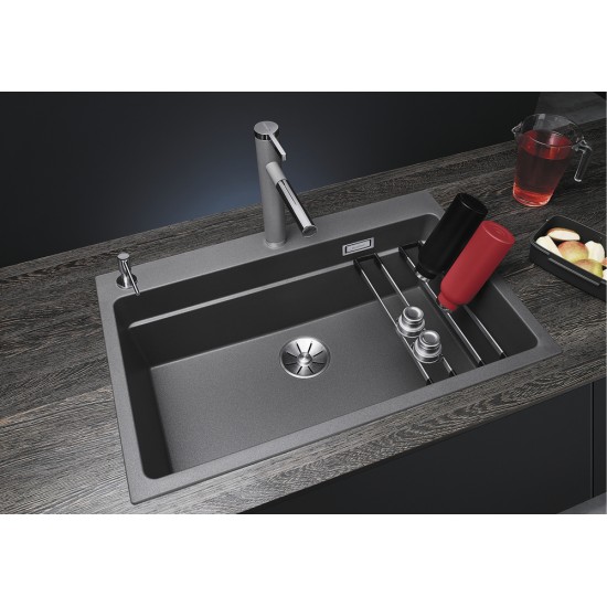 Blanco Etagon 8 Tezgah Üstü 1 Gözlü Alu Metallic Granit Evye - 525189