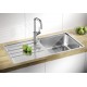 Blanco Lemis XL 6 S IF Tezgaha Sıfır / Tezgah Üstü Geniş Hazneli Paslanmaz Çelik Evye - 523034