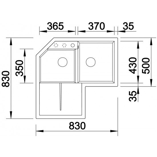 Blanco Metra 9 E Tezgah Üstü Köşe Sol Damlalıklı 2 Gözlü Granit Jasmine Evye - 515569 Blanco Metra 9 E Tezgah Üstü Köşe Sol Damlalıklı 2 Gözlü Granit Jasmine Evye - 515569