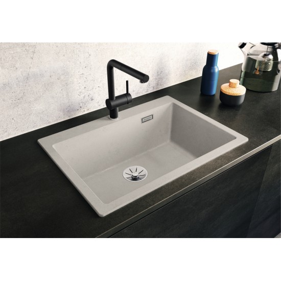 Blanco Pleon 8 Tezgah Üstü Damlalıksız Granit Kaya Gri Evye - 523044