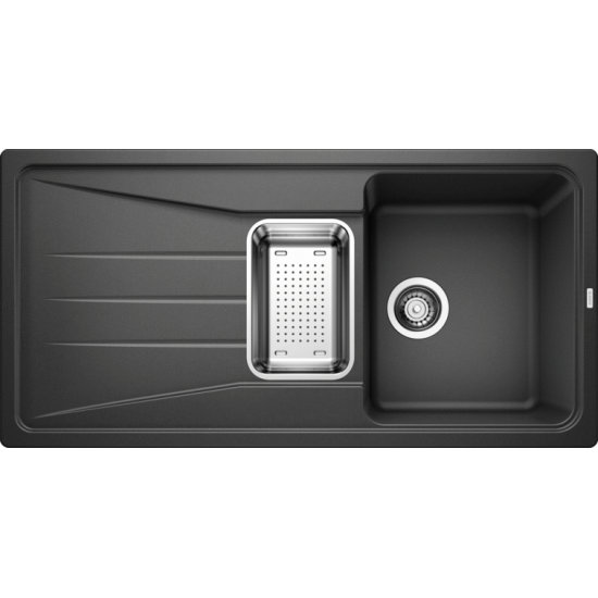 Blanco Sona 6 S Tezgah Üstü 1.5 Gözlü Her iki Yöne Kullanılabilir Granit Antrasit Evye - 519680