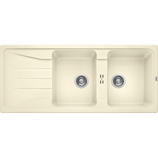 Blanco Sona  8 S Tezgah Üstü 2 Gözlü Her İki Yöne Kullanılabilir Granit Jasmine Evye - 519702