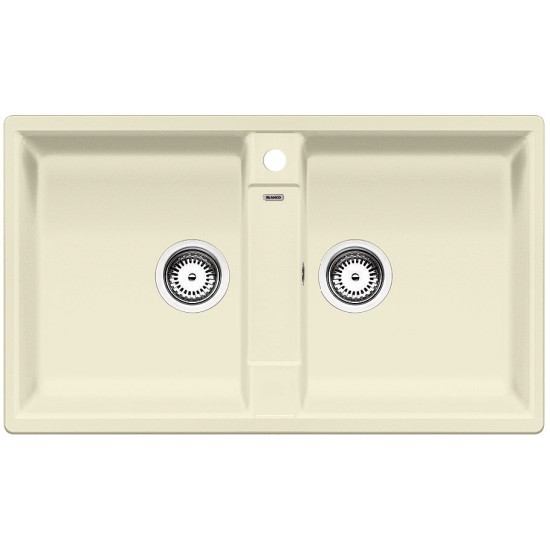 Blanco ZIA 9 Tezgah Üstü 2 Gözlü Damlalıksız Granit Jasmine Evye - 516679