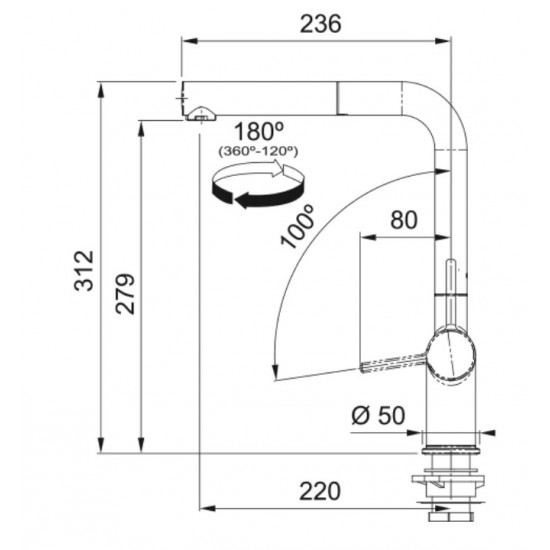 Franke Active Plus 2.0 Spiralli Sahara Armatür