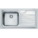 Franke Galassia GAX 611-100 İnox Sağ Damlalıklı Paslanmaz Çelik Evye