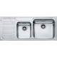 Franke Galassia GAX 621-116 İnox 2 Gözlü Sol Damlalıklı Çelik Evye