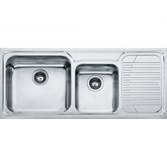 Franke Galassia GAX 621-116 İnox 2 Gözlü Sağ Damlalıklı Çelik Evye 
