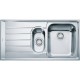 Franke Neptun NET 651-100 Mikrodekorlu 1.5 Gozlu Sol Damlalıklı Çelik Evye