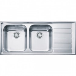 Franke Neptun NEX 621-116 İnox 2 Gözlü Sağ Damlalıklı Paslanmaz Çelik Evye
