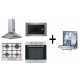 Franke Smart Linear 60 Cm İnox 5 Li Ankastre Set
