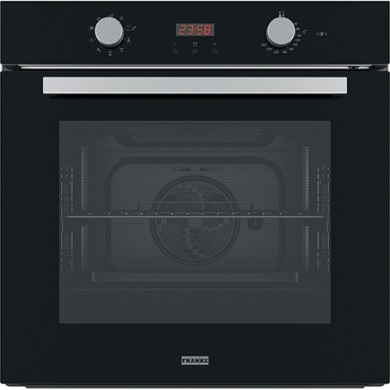 Franke Smart Linear Siyah Cam 60 Cm 6 Lı Ankastre Set