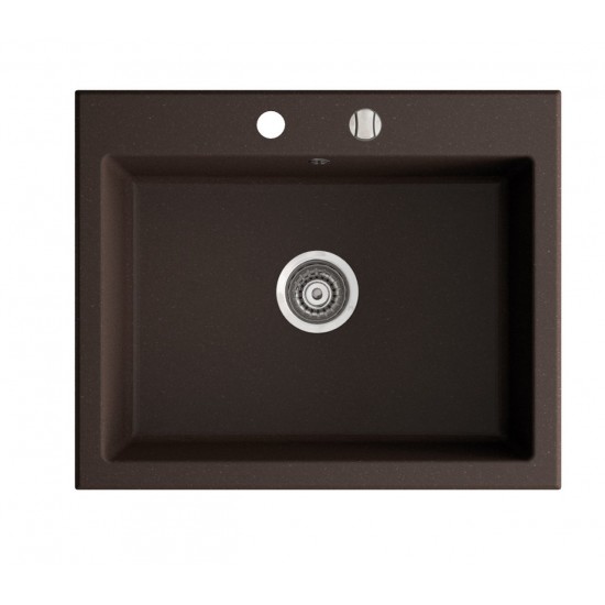 Marmorin Debra 620 Granit Evye 1 Gözlü Damlalıksız Tezgah Üstü Kahverengi