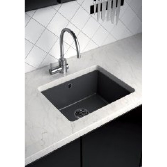 Marmorin Fado 560 Granit Evye 1 Gözlü Damlalıksız Tezgah Altı Evye
