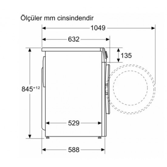 Siemens iQ300 Çamaşır Makinesi 9 kg 1400 dev./dak. - WG44A2Z0TR Siemens iQ300 Çamaşır Makinesi 9 kg 1400 dev./dak. - WG44A2Z0TR