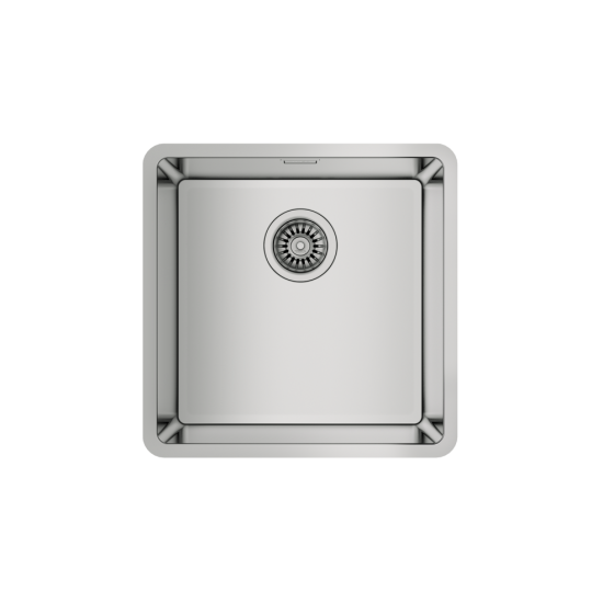 Teka BE LINEA 40.40 RS15 Tezgah Altı Damlalıksız Tek Hazneli Paslanmaz Çelik Evye - 115000007