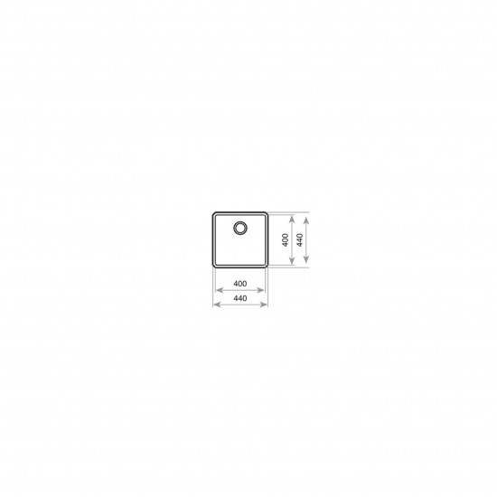 Teka BE LINEA 40.40 RS15 Tezgah Altı Damlalıksız Tek Hazneli Paslanmaz Çelik Evye - 115000007