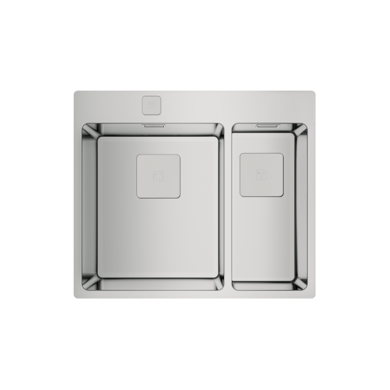 Teka FORLINEA RS15 2B 580 Tezgaha Sıfır/Tezgah Üstü 1.5 Gözlü Paslanmaz Çelik Evye - 115030013