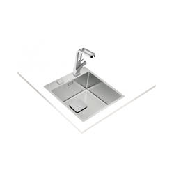 Teka FORLINEA RS15 2B 580 Tezgaha Sıfır/Tezgah Üstü 1.5 Gözlü Paslanmaz Çelik Evye - 115030013