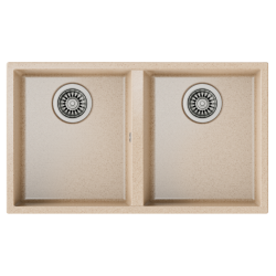 Teka SQUARE 760 TG 2 Gözlü  Tezgahaltı Damlalıksız Granit Avena Eviye  - 115260026 Teka SQUARE 760 TG 2 Gözlü  Tezgahaltı Damlalıksız Granit Avena Eviye  - 115260026