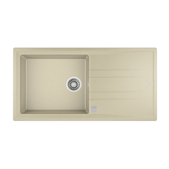 Teka STONE 60 L-TG  Tek Gözlü Tezgah Üstü Topasbeige Granit Evye - 115330004 Teka STONE 60 L-TG  Tek Gözlü Tezgah Üstü Topasbeige Granit Evye - 115330004