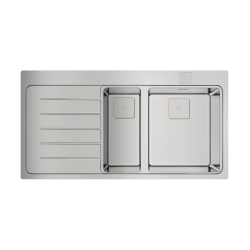 Teka ZENIT RS15 1½B 1D AUTO PureLine 1.5 Gözlü Tezgah Üstü Sol Damlalıklı Paslanmaz Çelik Evye - 115130002 Teka ZENIT RS15 1½B 1D AUTO PureLine 1.5 Gözlü Tezgah Üstü Sol Damlalıklı Paslanmaz Çelik Evye - 115130002