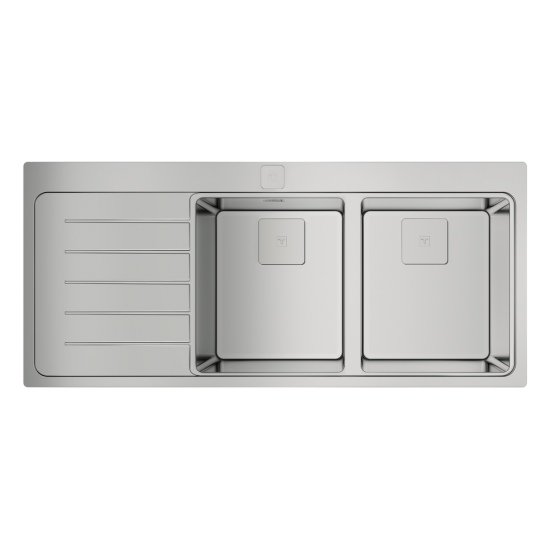 Teka ZENIT RS15 2B 1D AUTO  2 Gözlü Tezgah Üstü Sol Damlalıklı Paslanmaz Çelik Evye - 115160005 Teka ZENIT RS15 2B 1D AUTO  2 Gözlü Tezgah Üstü Sol Damlalıklı Paslanmaz Çelik Evye - 115160005