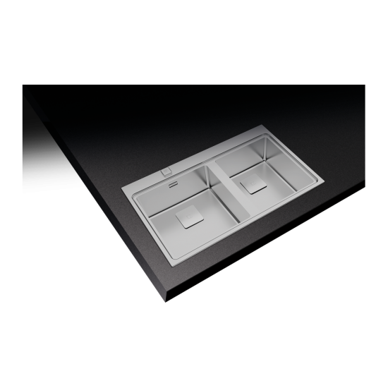 Teka ZENIT RS15 2B 86 AUTO 2 Gözlü Tezgah Üstü Damlalıklız Paslanmaz Çelik Evye - 115030015 Teka ZENIT RS15 2B 86 AUTO 2 Gözlü Tezgah Üstü Damlalıklız Paslanmaz Çelik Evye - 115030015