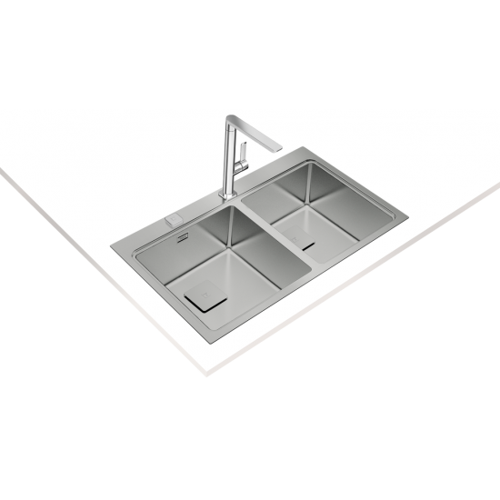 Teka ZENIT RS15 2B 86 AUTO 2 Gözlü Tezgah Üstü Damlalıklız Paslanmaz Çelik Evye - 115030015 Teka ZENIT RS15 2B 86 AUTO 2 Gözlü Tezgah Üstü Damlalıklız Paslanmaz Çelik Evye - 115030015