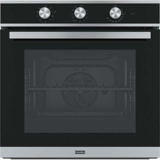 Franke Smart FSM 82 H XS Siyah/Inox Ankastre Fırın